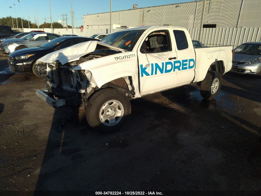 2021 TOYOTA TACOMA 2WD SR/SR5 VIN: 3TYRX5GN9MT016447