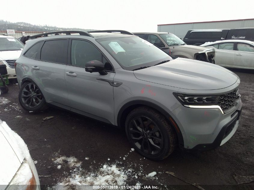 2022 KIA SORENTO X-LINE SX PRESTIGE VIN: 5XYRKDLF5NG104929