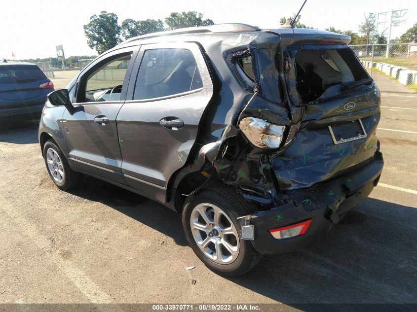 2020 FORD ECOSPORT SE VIN: MAJ6S3GL6LC349677