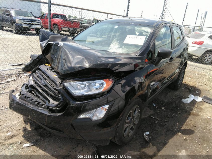 2021 FORD ECOSPORT S VIN: MAJ3S2FE6MC454768