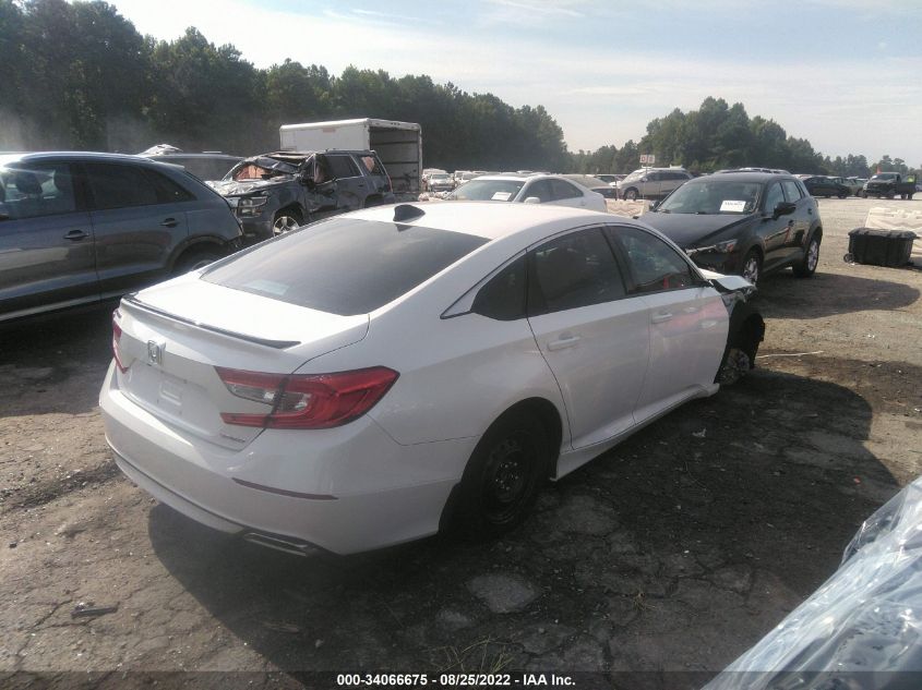 2021 HONDA ACCORD SEDAN SPORT VIN: 1HGCV1F37MA116836