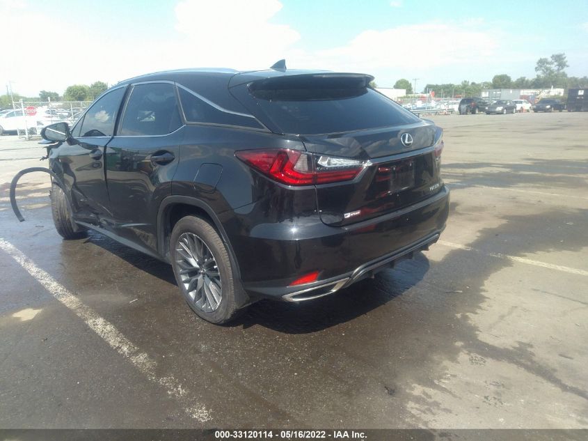 2021 LEXUS RX RX 350 F SPORT HANDLING VIN: 2T2YZMDA9MC300484
