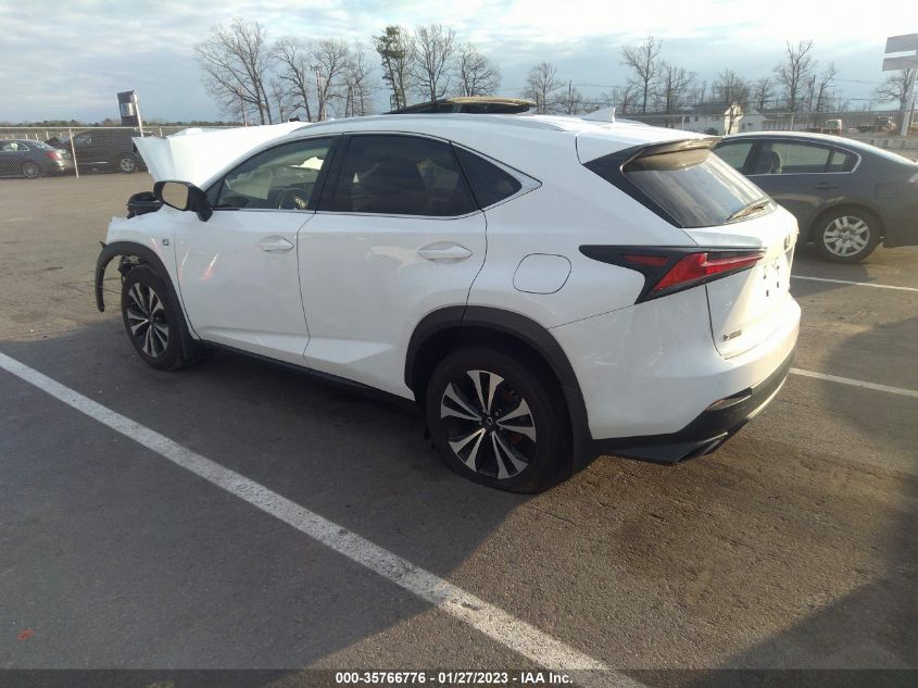 2021 LEXUS NX NX 300 F SPORT VIN: JTJSARDZ1M5021299