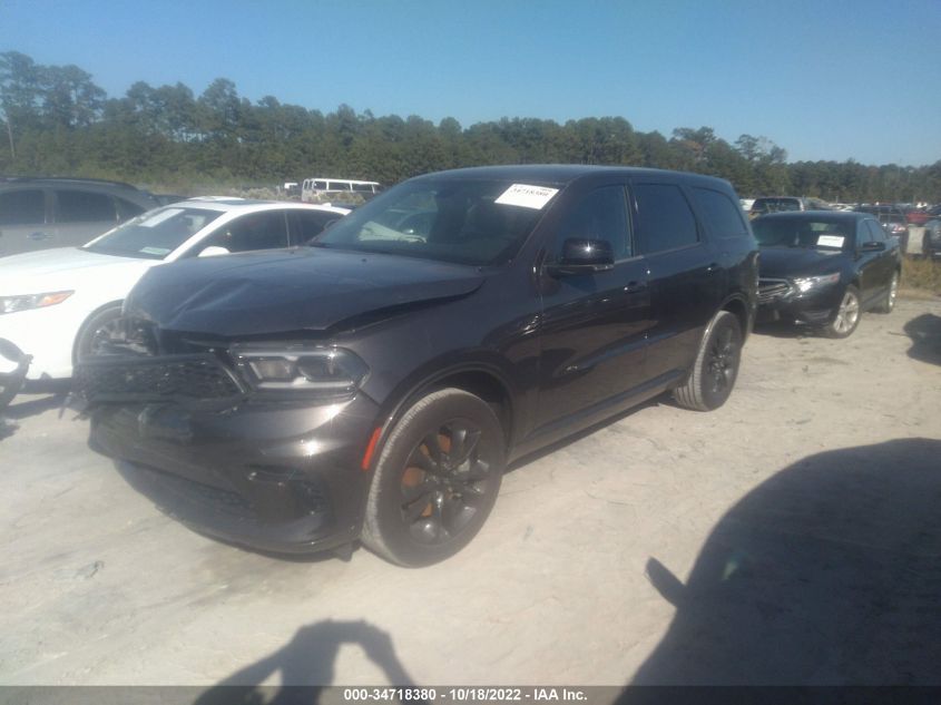 2021 DODGE DURANGO GT PLUS VIN: 1C4RDHDG9MC846987