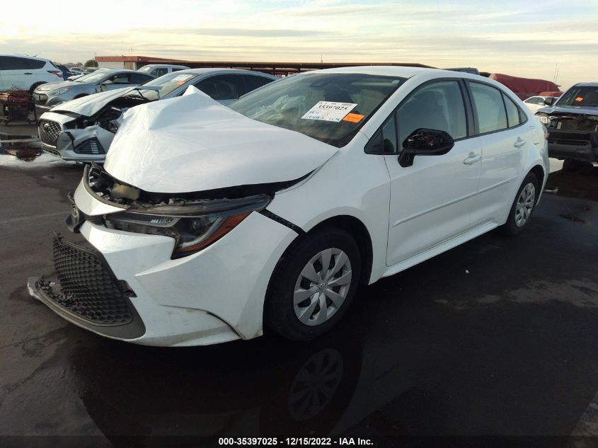 2021 TOYOTA COROLLA L VIN: JTDDPMAE2MJ162498