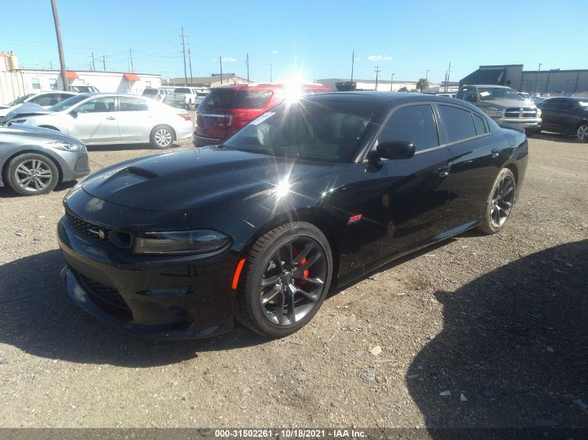 2021 DODGE CHARGER SCAT PACK VIN: 2C3CDXGJ8MH645669