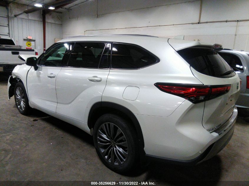 2021 TOYOTA HIGHLANDER PLATINUM VIN: 5TDFZRBH4MS118269