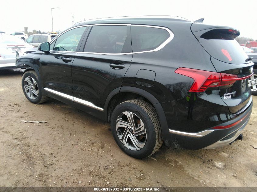 2022 HYUNDAI SANTA FE SEL VIN: 5NMS2DAJ7NH413784