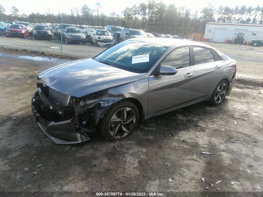 2022 HYUNDAI ELANTRA SEL VIN: KMHLN4AG8NU364583
