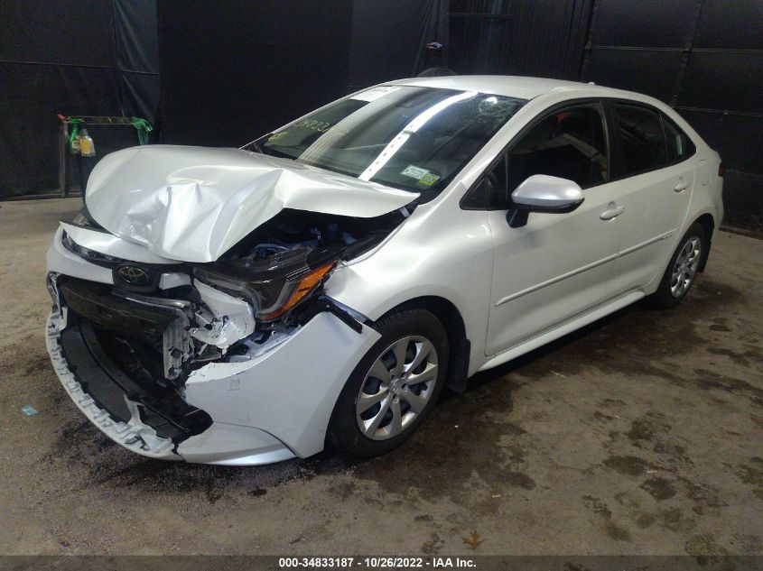 2022 TOYOTA COROLLA LE VIN: JTDEPMAE9NJ197593