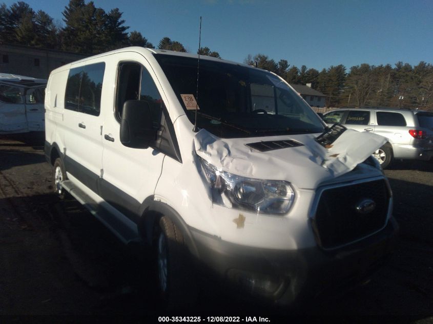 2021 FORD TRANSIT CARGO VAN VIN: 1FTBR1Y81MKA26602