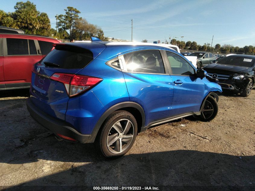 2022 HONDA HR-V EX VIN: 3CZRU6H56NM773682