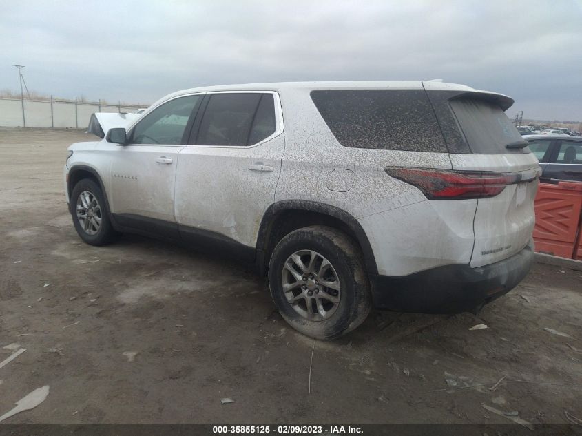 2022 CHEVROLET TRAVERSE LS VIN: 1GNEVFKW8NJ103364