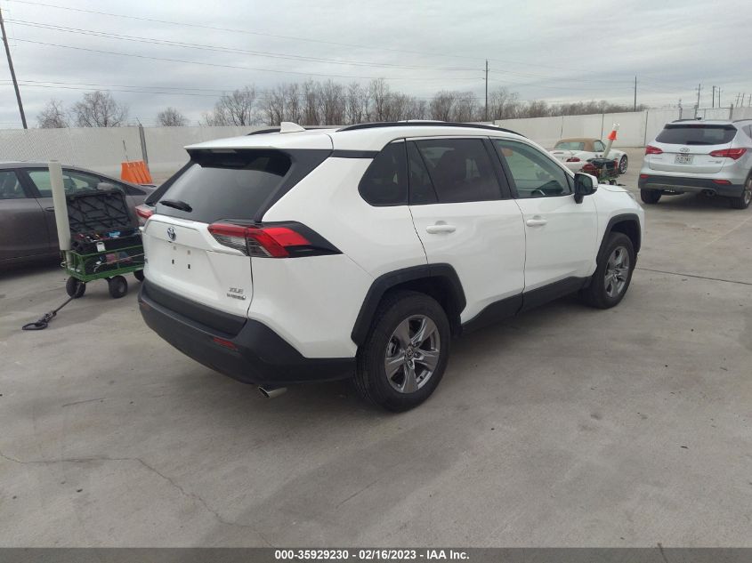 2022 TOYOTA RAV4 HYBRID XLE VIN: JTMRWRFV8ND137720