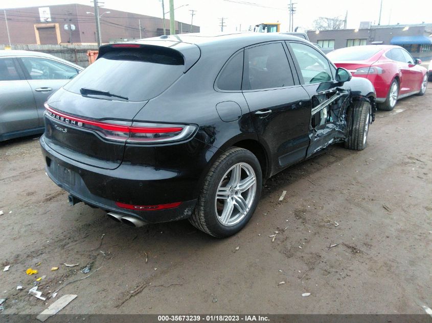 2021 PORSCHE MACAN S VIN: WP1AB2A51MLB32532