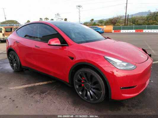 2022 TESLA MODEL Y PERFORMANCE VIN: 7SAYGDEF6NF443431