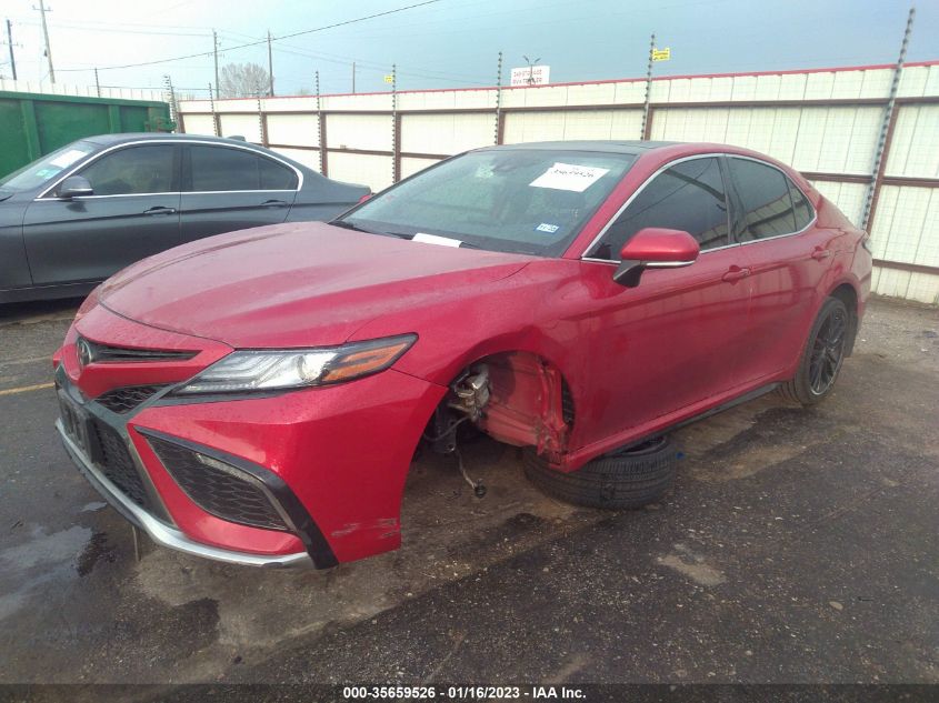 2022 TOYOTA CAMRY XSE VIN: 4T1K61AK2NU006634