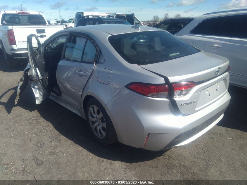 2022 TOYOTA COROLLA LE VIN: 5YFEPMAE8NP299706