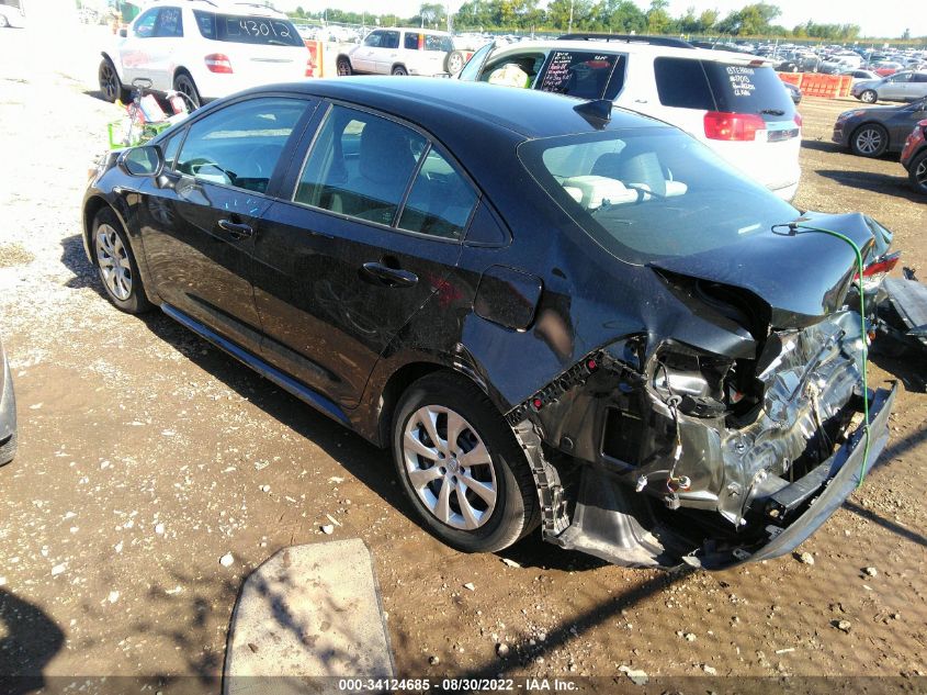 2020 TOYOTA COROLLA LE VIN: 5YFEPRAE7LP066538