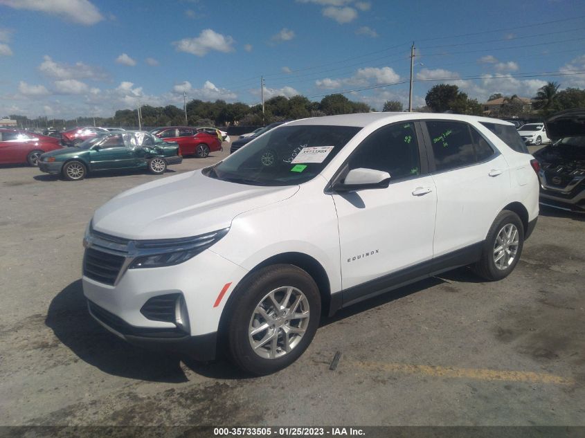 2022 CHEVROLET EQUINOX LT VIN: 3GNAXKEV6NL296076