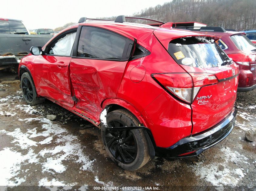 2022 HONDA HR-V SPORT VIN: 3CZRU6H1XNM727916