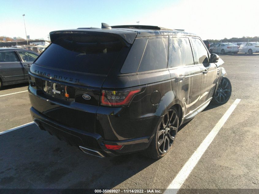 2021 LAND ROVER RANGE ROVER SPORT HSE SILVER EDITION VIN: SALWR2SU2MA790955