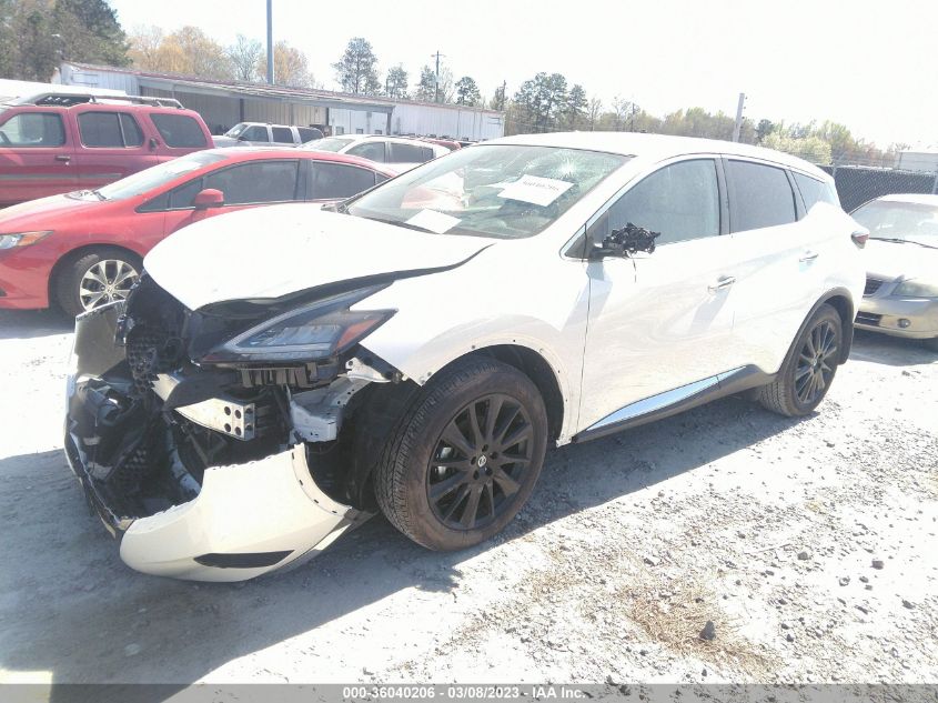 2022 NISSAN MURANO SL VIN: 5N1AZ2CJ3NC120905