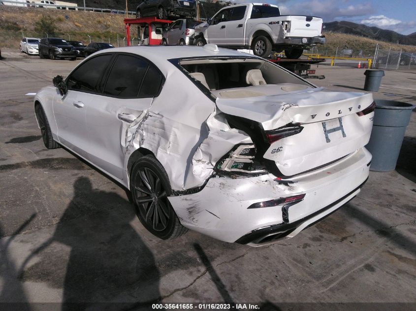 2021 VOLVO S60 MOMENTUM VIN: 7JR102TZ5MG118313