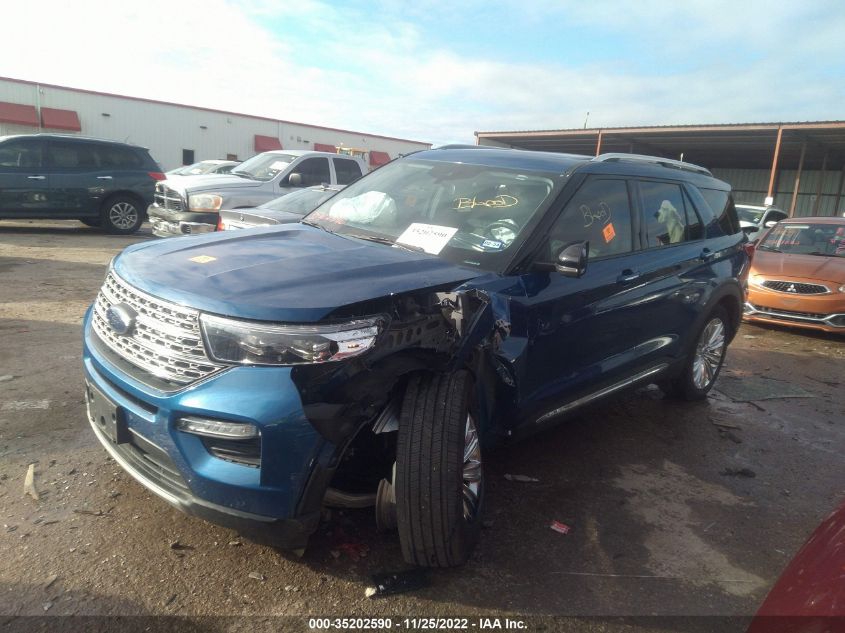 2021 FORD EXPLORER LIMITED VIN: 1FMSK7FH1MGA15544