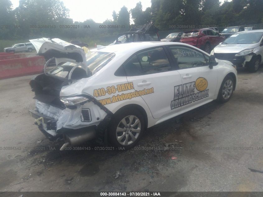 2021 TOYOTA COROLLA LE VIN: JTDEPMAE2MJ119445