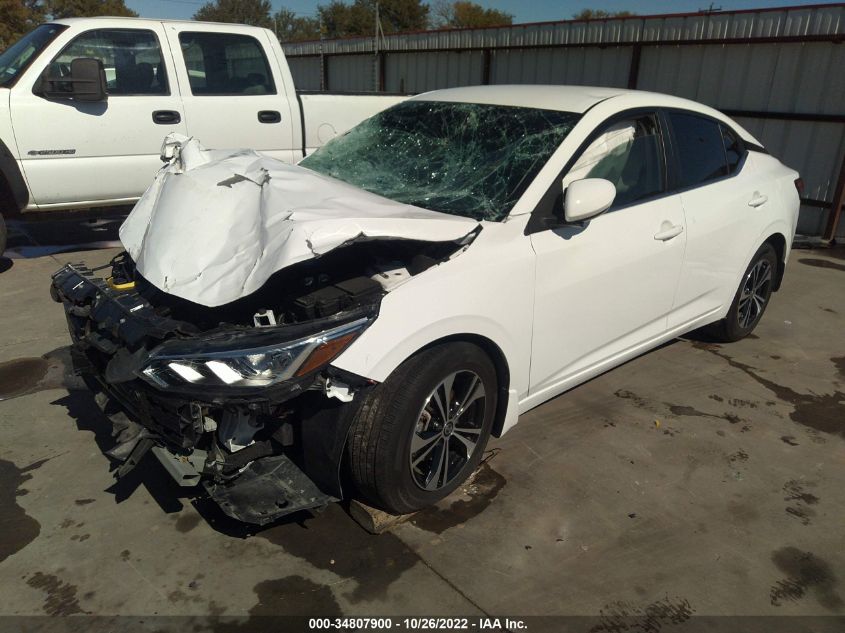 2021 NISSAN SENTRA SV VIN: 3N1AB8CVXMY243642