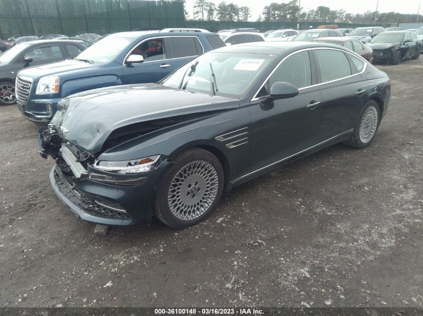 2022 GENESIS G80 2.5T VIN: KMTGB4SCXNU092470