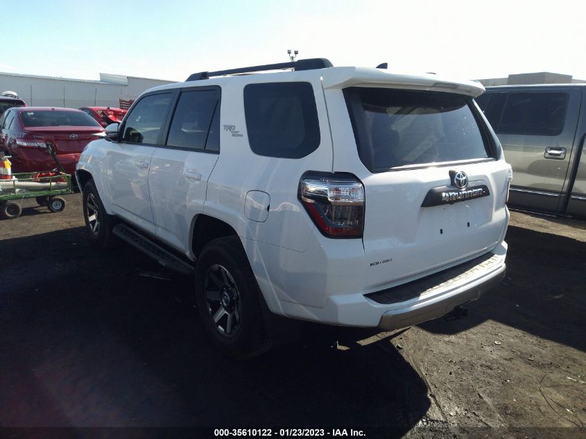 2021 TOYOTA 4RUNNER TRD OFF ROAD PREMIUM VIN: JTERU5JR2M5956753