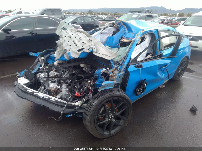 2022 HONDA CIVIC HATCHBACK SPORT VIN: 19XFL2H89NE018325