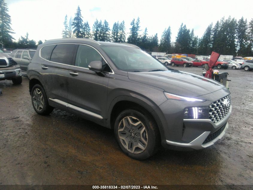 2022 HYUNDAI SANTA FE HYBRID LIMITED VIN: KM8S5DA13NU051691
