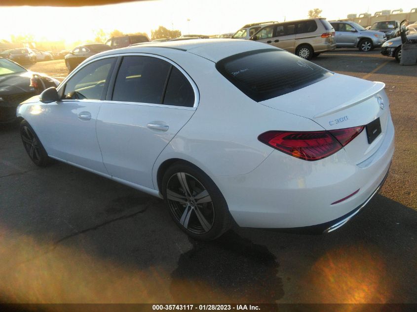 2022 MERCEDES-BENZ C-CLASS C 300 VIN: W1KAF4GB5NR051925
