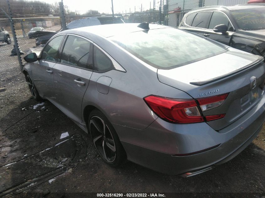 2021 HONDA ACCORD SEDAN SPORT VIN: 1HGCV1F31MA023892
