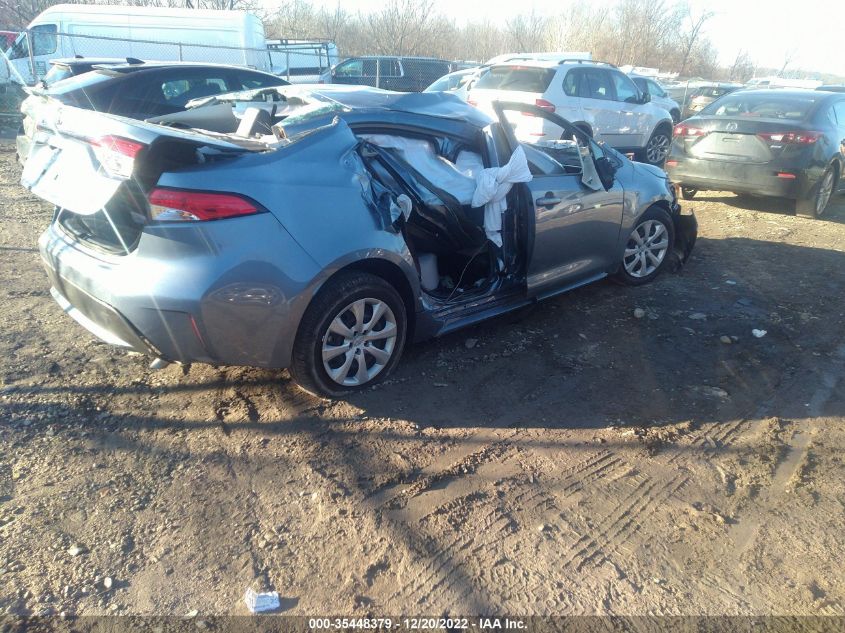 2022 TOYOTA COROLLA LE VIN: JTDEPMAE1NJ202866