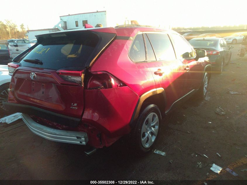 2020 TOYOTA RAV4 LE VIN: 2T3G1RFV4LW093348