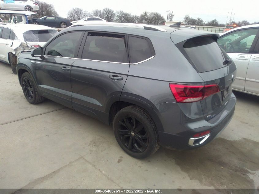 2022 VOLKSWAGEN TAOS SEL VIN: 3VV1X7B2XNM012203