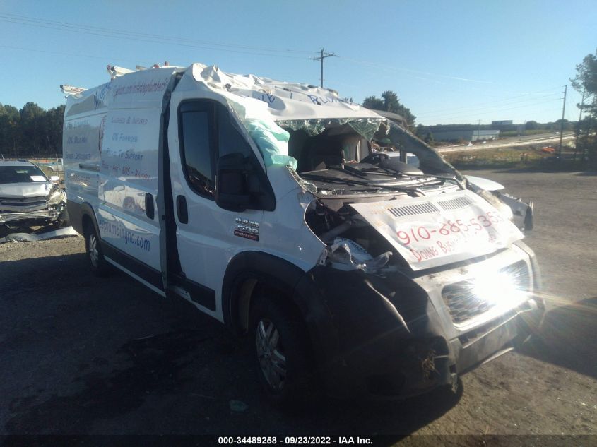 2021 RAM PROMASTER CARGO VAN VIN: 3C6MRVJG0ME514418