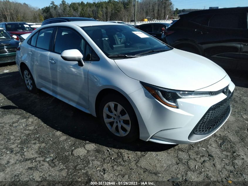 2022 TOYOTA COROLLA LE VIN: 5YFEPMAE0NP280955