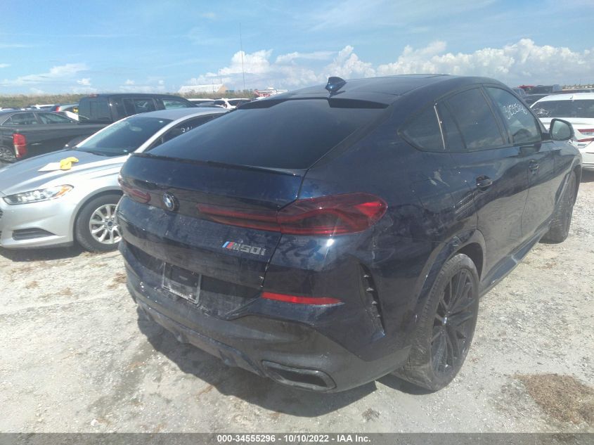 2021 BMW X6 M50I VIN: 5UXCY8C04M9G05433