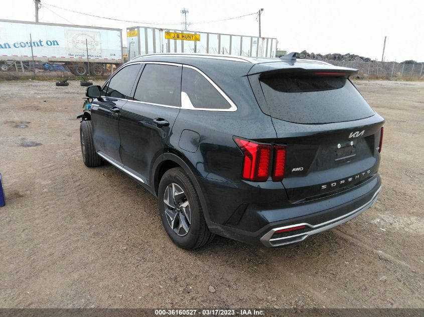 2022 KIA SORENTO HYBRID S VIN: KNDRGDLG8N5108606