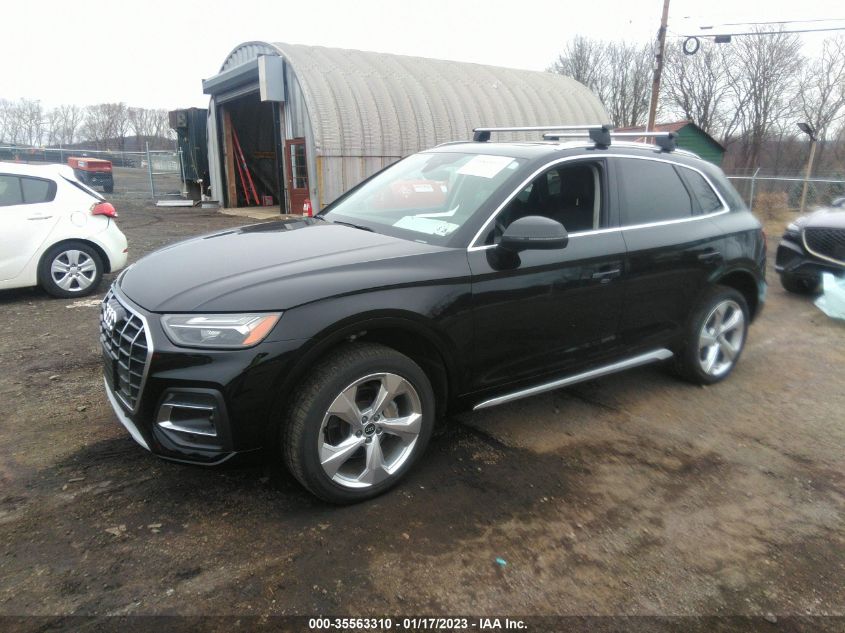 2021 AUDI Q5 PREMIUM PLUS VIN: WA1BAAFYXM2062230