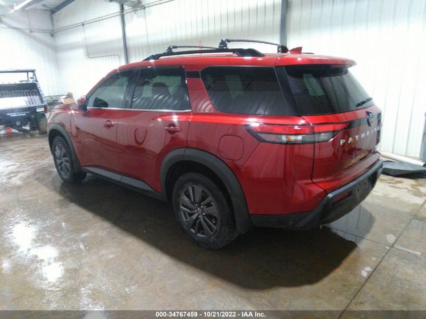 2022 NISSAN PATHFINDER SV VIN: 5N1DR3BC2NC218863