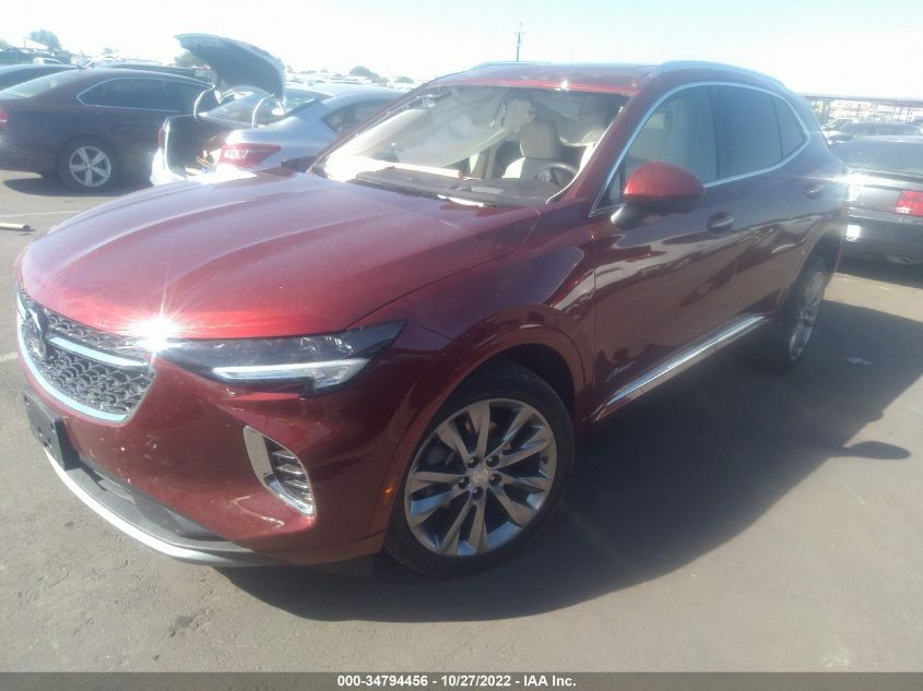 2021 BUICK ENVISION AVENIR VIN: LRBFZSR44MD126540