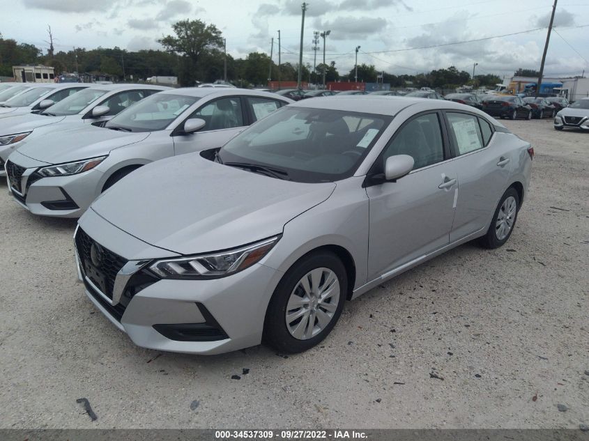 2022 NISSAN SENTRA S VIN: 3N1AB8BV0NY292903