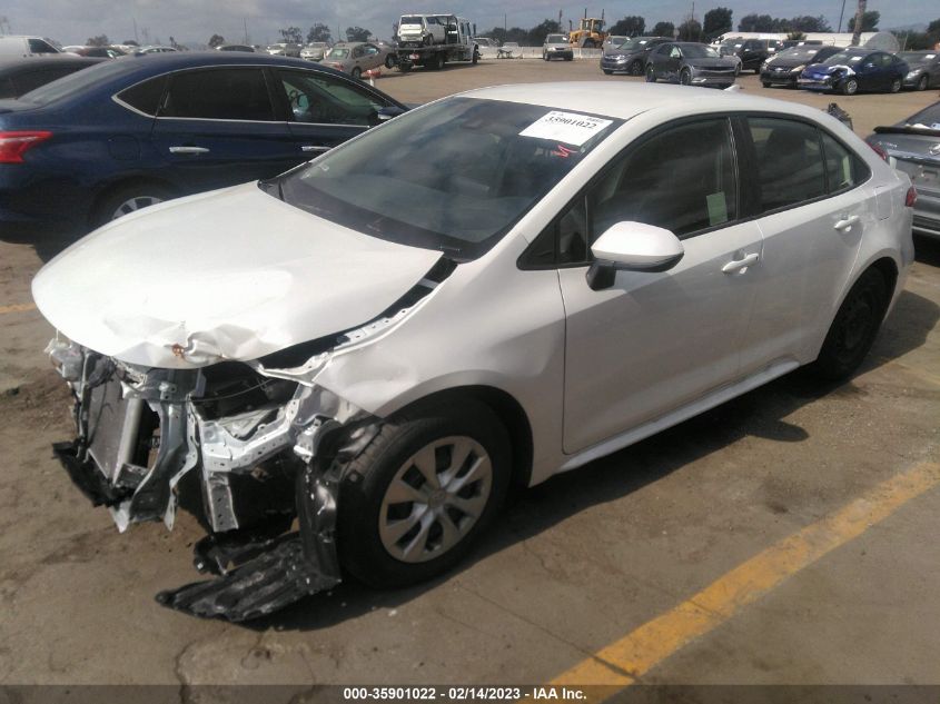 2022 TOYOTA COROLLA LE VIN: JTDVPMAE1NJ207405