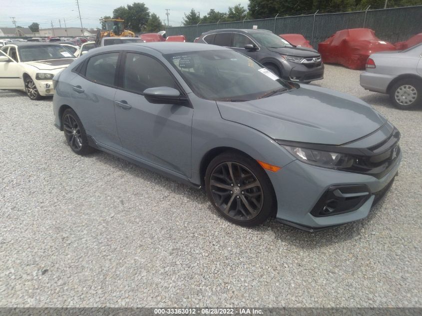 2021 HONDA CIVIC HATCHBACK SPORT VIN: SHHFK7G49MU225898